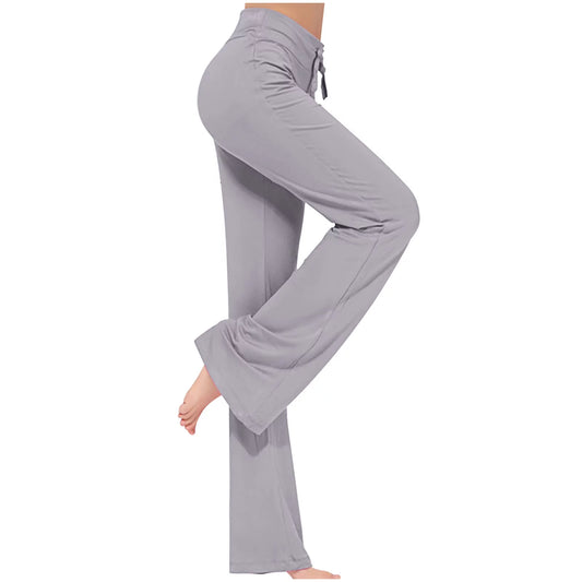 Women'S Casual High Waisted Wide Leg Pants - Casual Loose Yoga Pants Comfy Loose Sweatpants